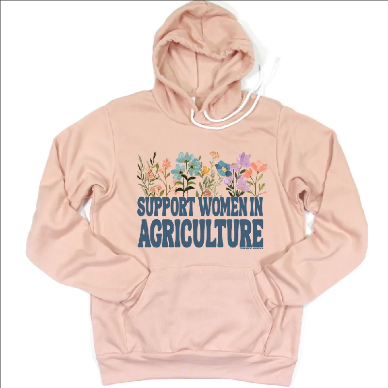 casual hoodieBlooming Support Women In Agriculture Hoodie (S-3XL) Unisex - Multiple Colors!