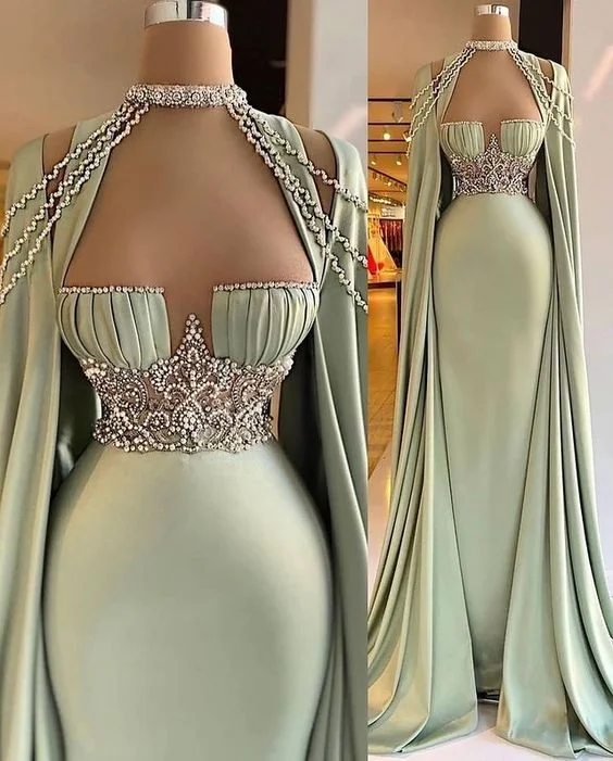 playful dressElegant Long Mermaid Prom Dresses, Unique Prom Dress S26192