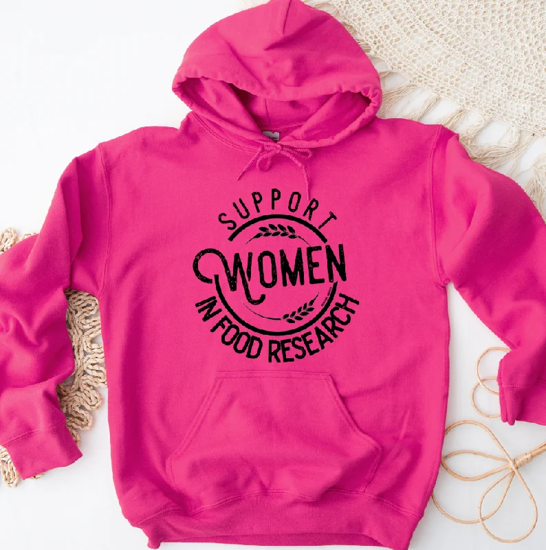 sleek zip-up hoodieSupport Women in Food Research Hoodie (S-3XL) Unisex - Multiple Colors!