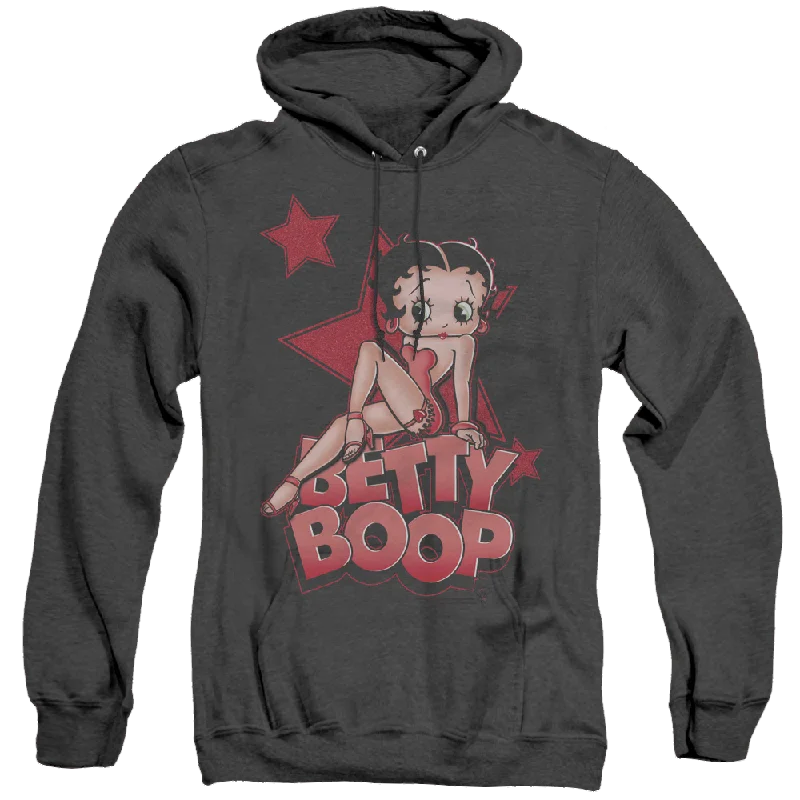 fitted hoodieBetty Boop Sexy Star - Heather Pullover Hoodie