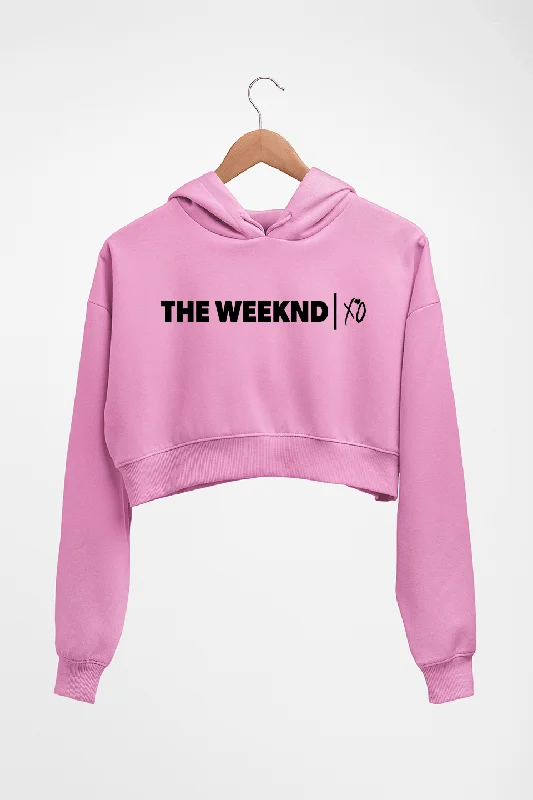 casual pullover hoodieThe Weeknd Crop HOODIE FOR WOMEN