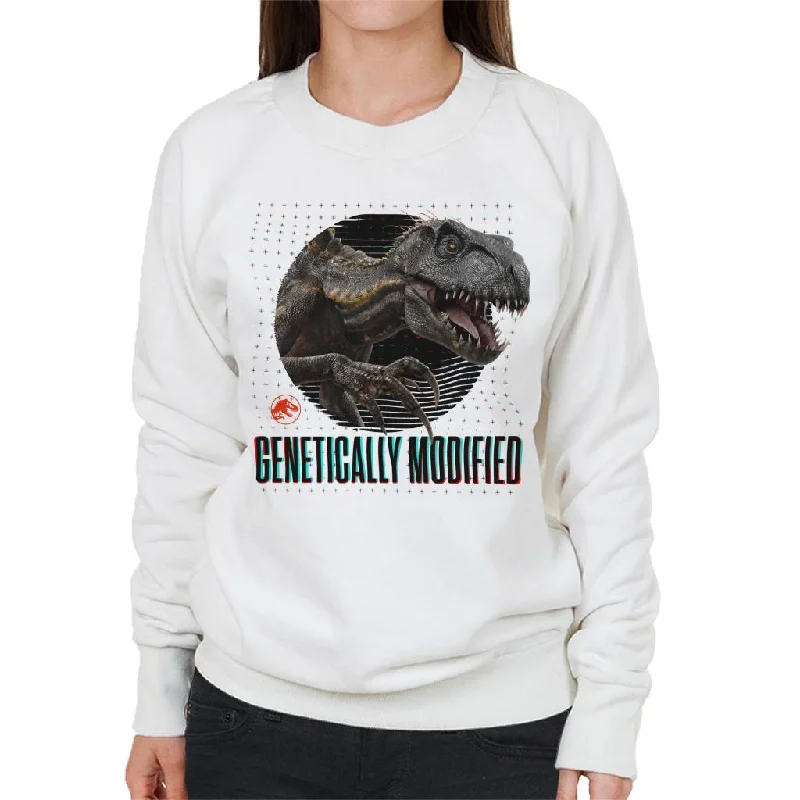 sleek sports hoodieJurassic Park Genetically Modified Women's Sweatshirt