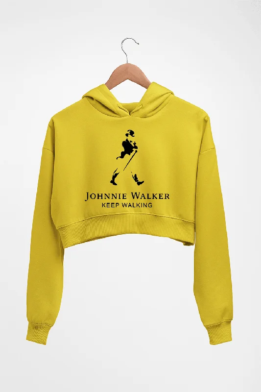 fleece hoodieJohnnie Walker Crop HOODIE FOR WOMEN