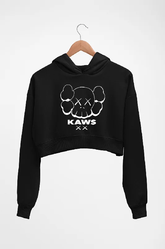 graphic hoodie with printKaws Crop HOODIE FOR WOMEN