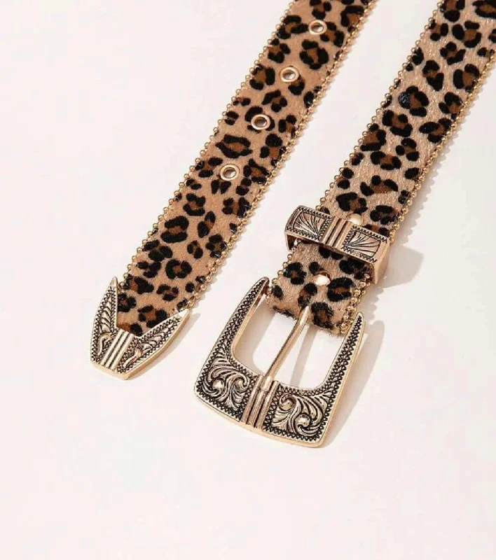 draped dressKing of the Jungle Belt- leopard