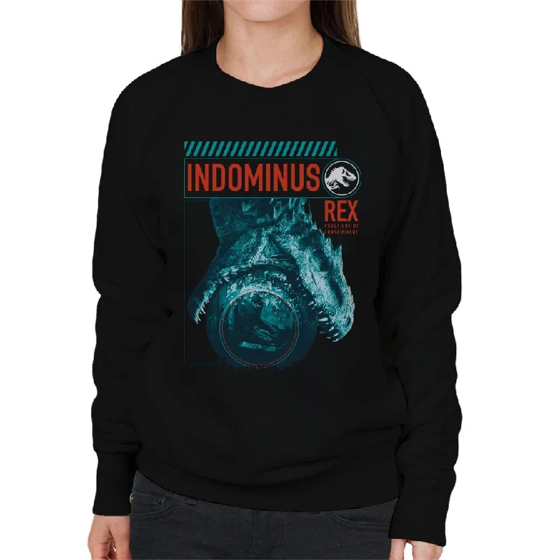 stylish training hoodieJurassic Park Indominus Rex Women's Sweatshirt