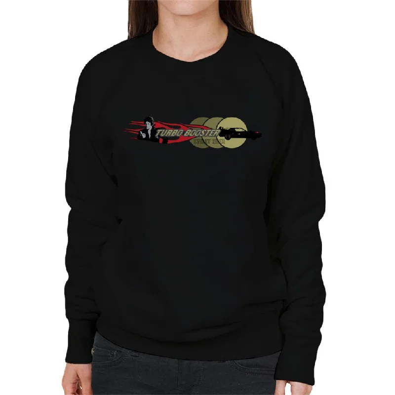 stylish athletic hoodieKnight Rider Turbo Booster Women's Sweatshirt