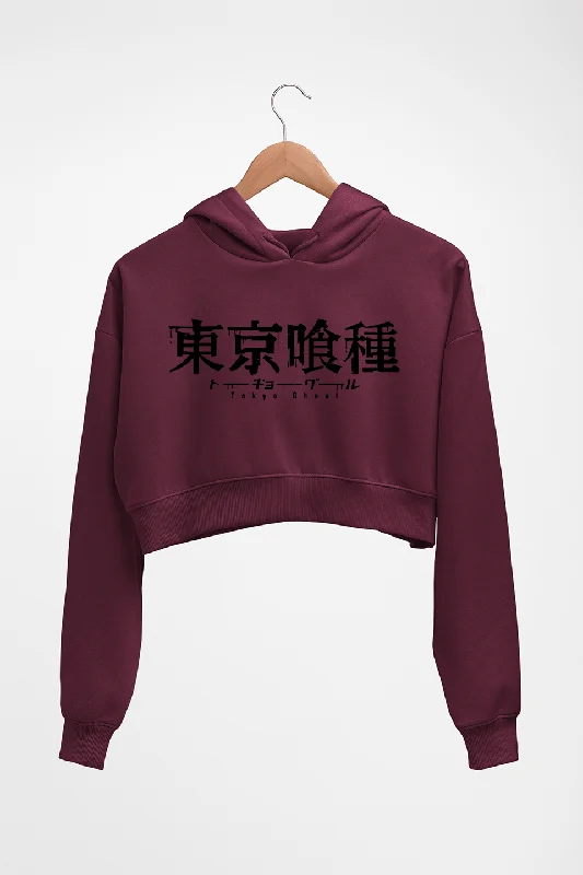 performance hoodie for gymTokyo Ghoul Crop HOODIE FOR WOMEN