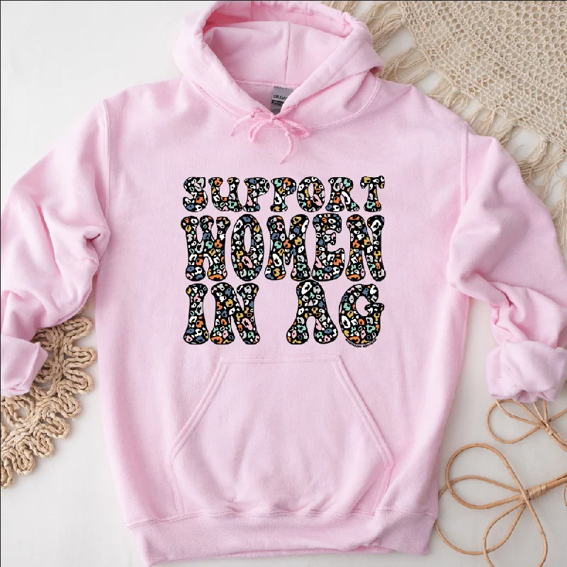 fleece hoodieColorful Cheetah Support Women In Ag Hoodie (S-3XL) Unisex - Multiple Colors!