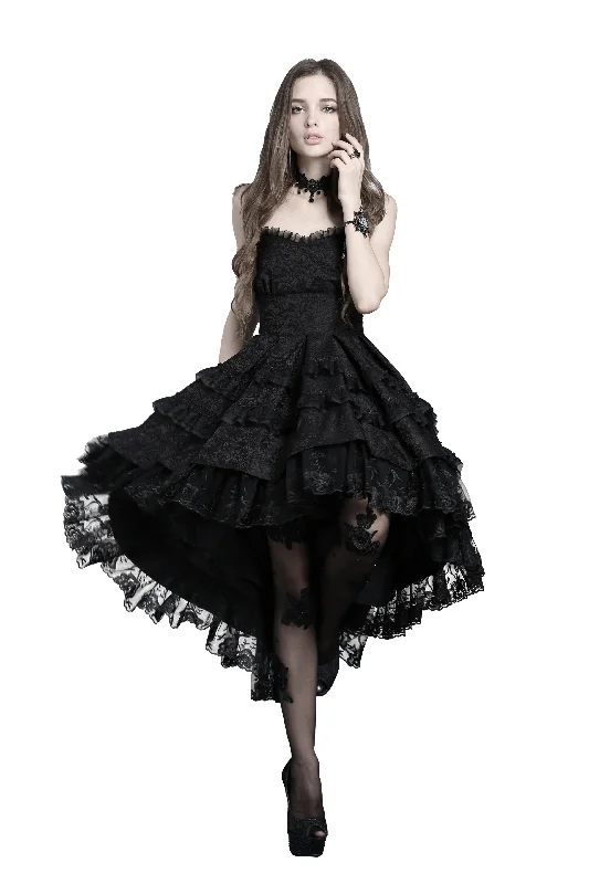 high-waisted dressgothic noble cocktail dress no petticoat included - DW039