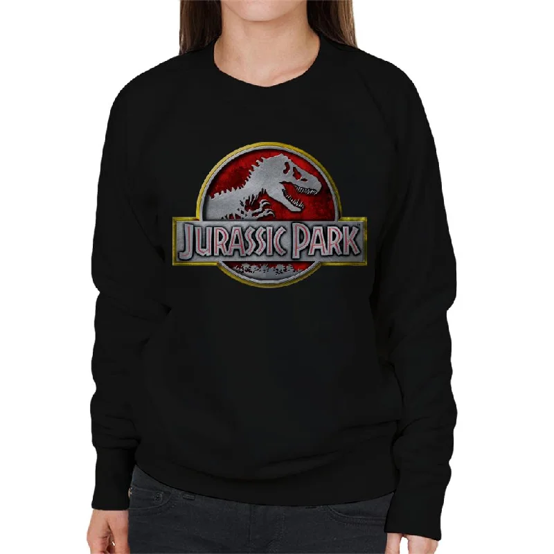 fitted workout hoodieJurassic Park Yellow Outline Classic Logo Women's Sweatshirt