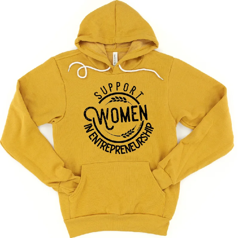 zip-up hoodie for gymSupport Women in Entrepreneurship Hoodie (S-3XL) Unisex - Multiple Colors!