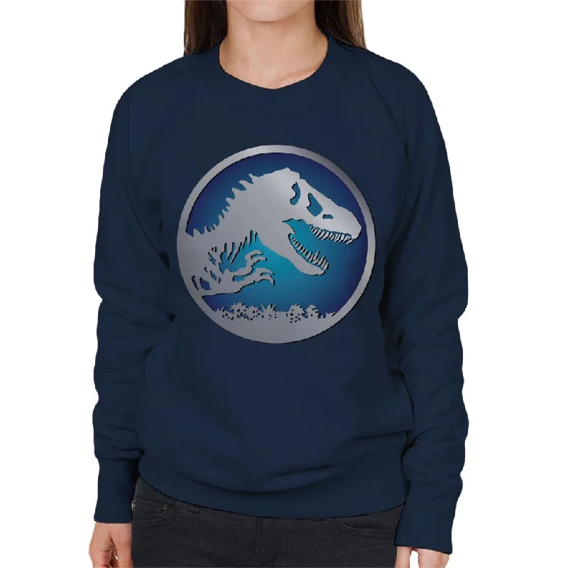 graphic gym sweatshirtJurassic Park Blue Logo Women's Sweatshirt