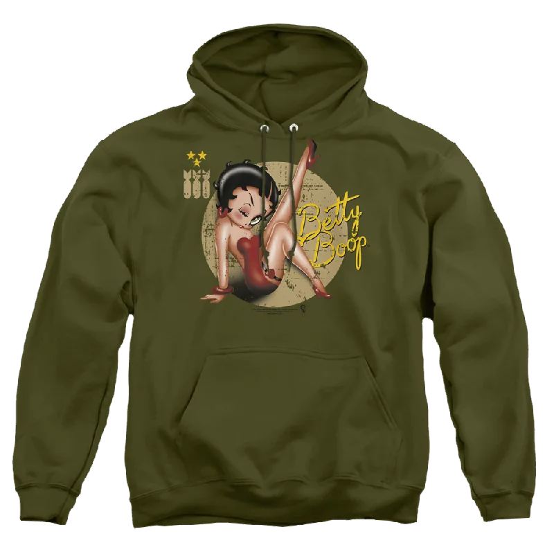 stylish hoodie for womenBetty Boop Nose Art - Pullover Hoodie