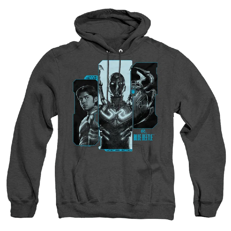 trendy hooded sweatshirtBLUE BEETLE (2023) Host Reyes - Heather Pullover Hoodie