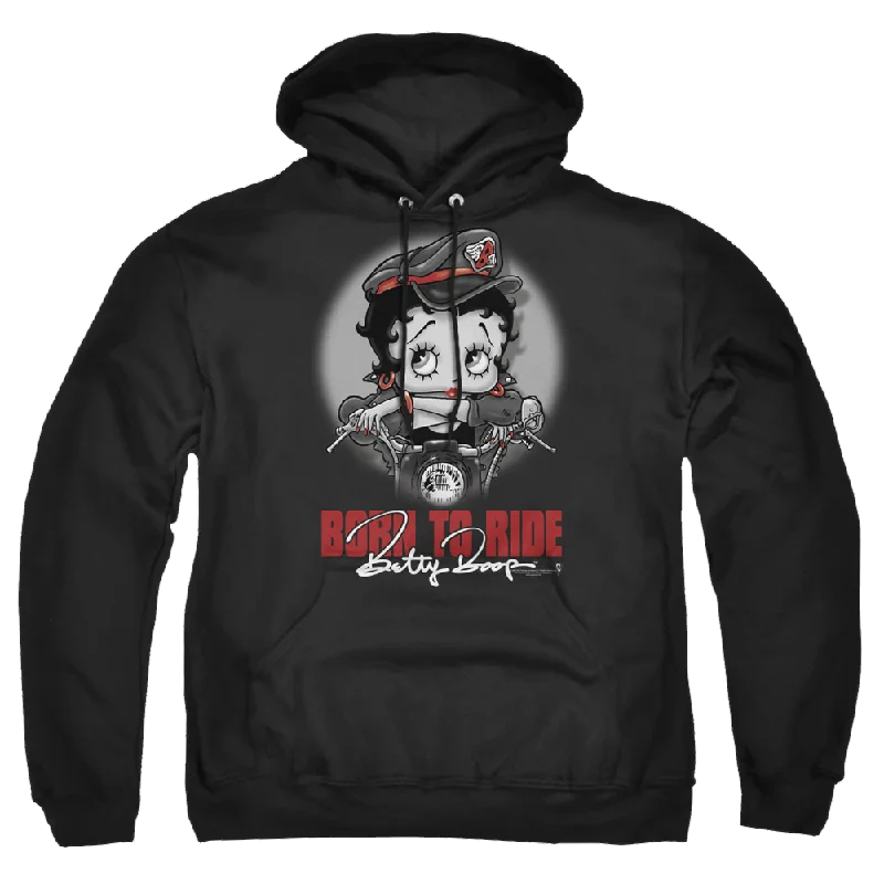 soft hoodieBetty Boop Born To Ride - Pullover Hoodie