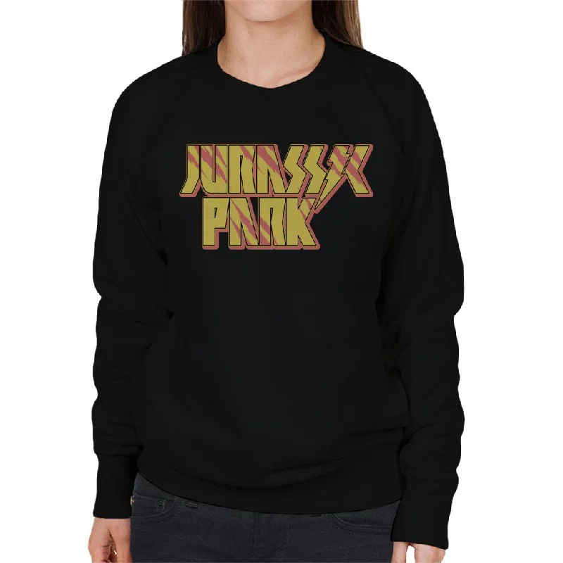 stylish athletic hoodieJurassic Park Lightning Bolt Icon Women's Sweatshirt