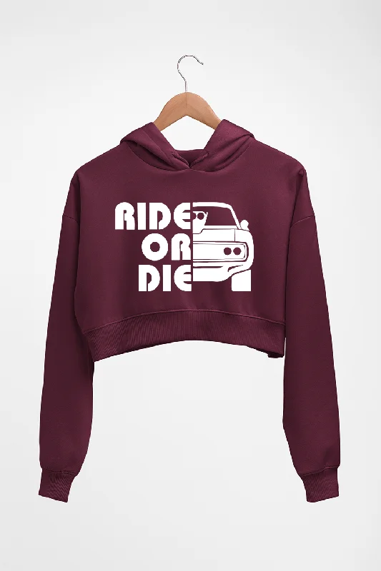 trendy zip-up hoodieFast & Furious Ride or Die Crop HOODIE FOR WOMEN