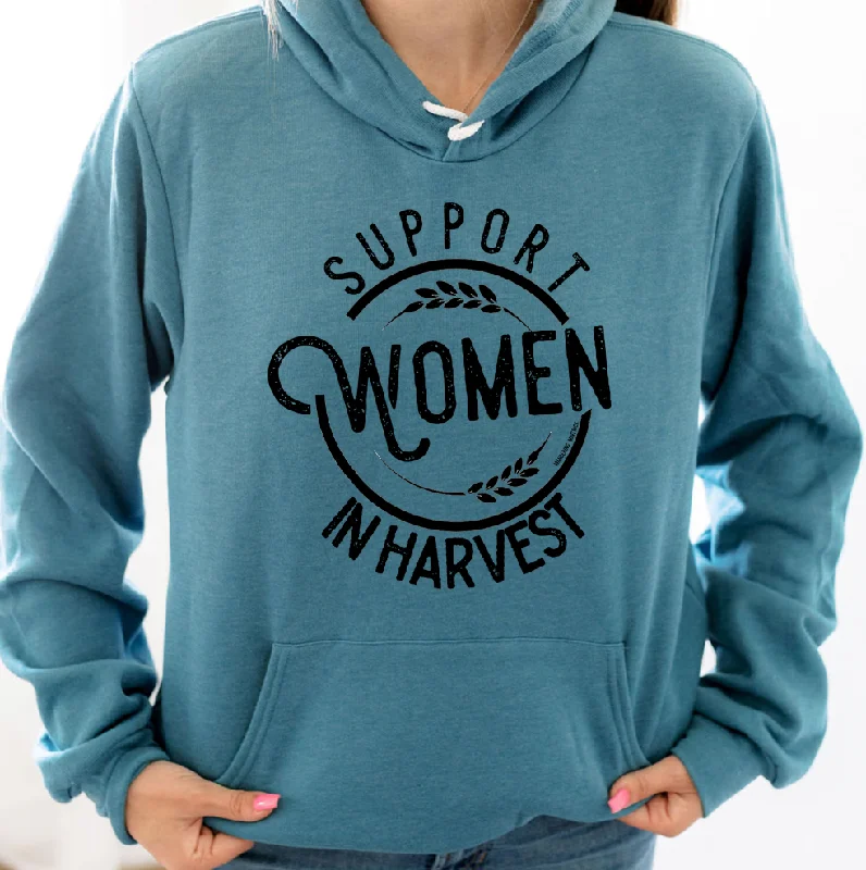 stylish pullover sweatshirtSupport Women in Harvest Hoodie (S-3XL) Unisex - Multiple Colors!