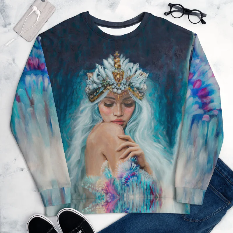 trendy fitness sweatshirt"Sea Queen" Sweatshirt