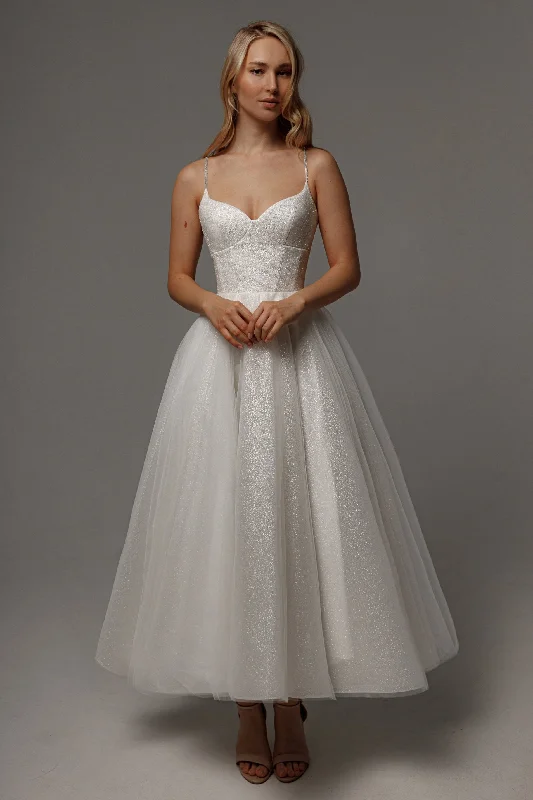 formal dressSparkly Wedding Dress Rakel Midi