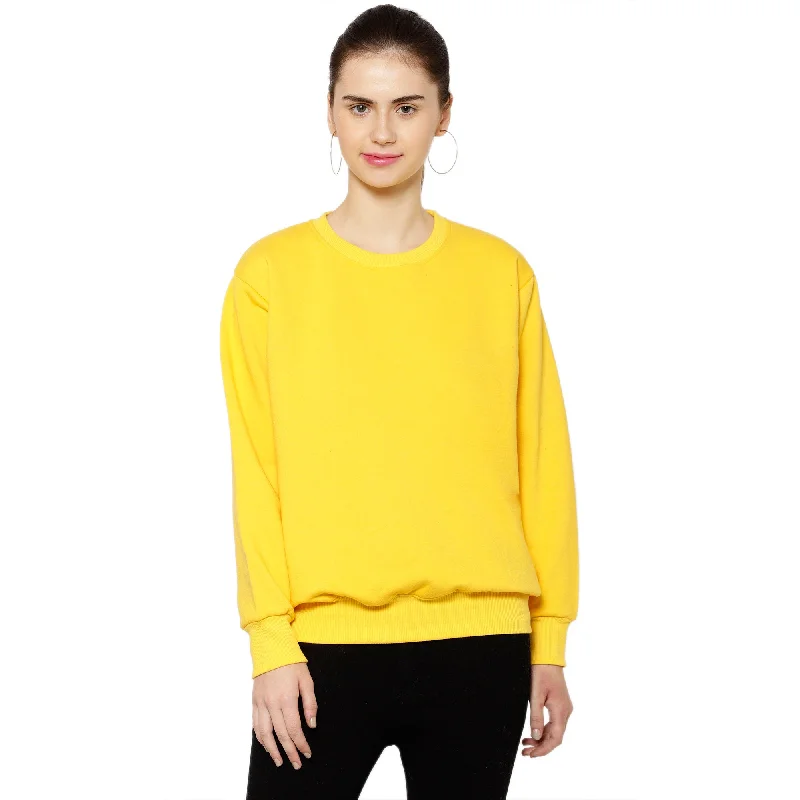 modern athletic hoodieVimal Jonney Fleece Round Neck Sweatshirt for Women