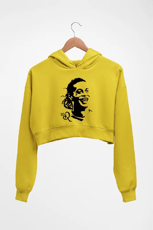 chic hoodieRonaldinho Crop HOODIE FOR WOMEN