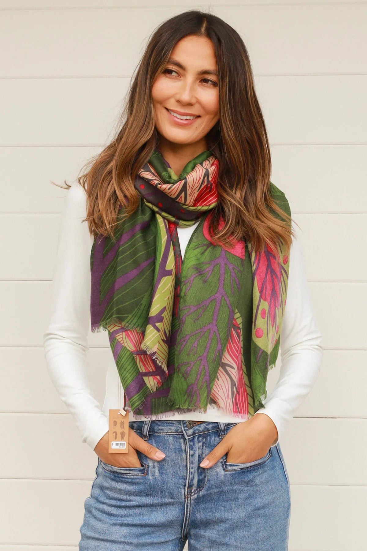 floral dressDaintree Scarf Green