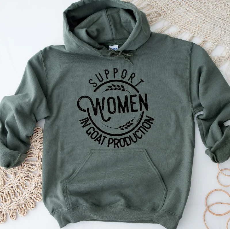 fashion hoodieSupport Women in Goat Production Hoodie (S-3XL) Unisex - Multiple Colors!