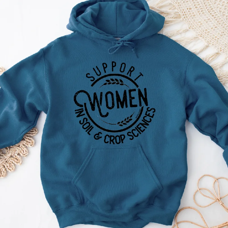 casual streetwear hoodieSupport Women in Soil & Crop Sciences Hoodie (S-3XL) Unisex - Multiple Colors!