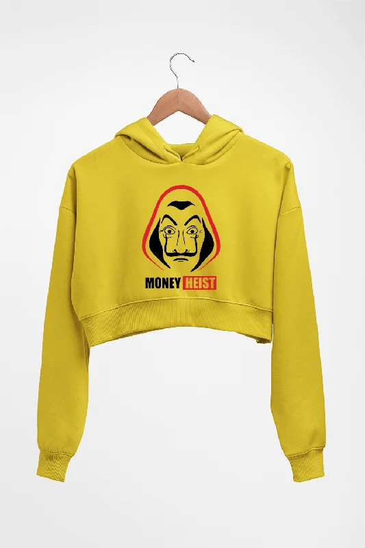 fleece hoodieMoney Heist Crop HOODIE FOR WOMEN