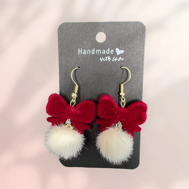 bodycon dressChristmas Fluff Earrings