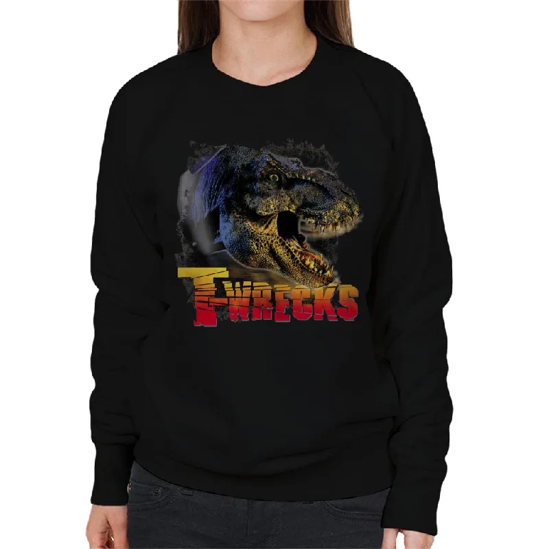 sporty casual hoodieJurassic Park T Wrecks Women's Sweatshirt