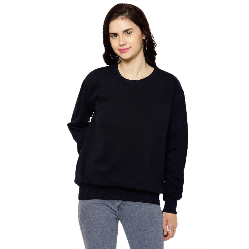 graphic gym sweatshirtVimal Jonney Fleece Round Neck Sweatshirt for Women