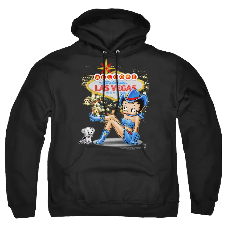 fleece hoodie for winterBetty Boop Welcome Las Vegas - Pullover Hoodie