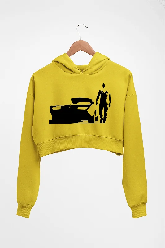 trendy hooded sweatshirtFast & Furious Crop HOODIE FOR WOMEN