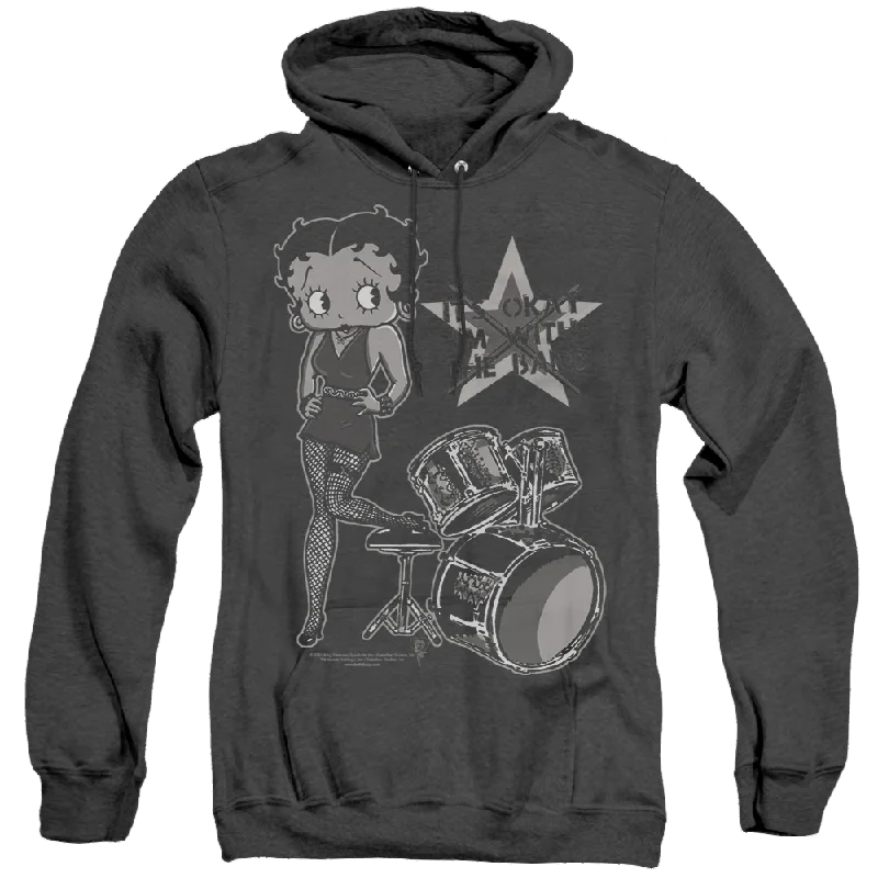 zip-up hoodieBetty Boop With The Band - Heather Pullover Hoodie