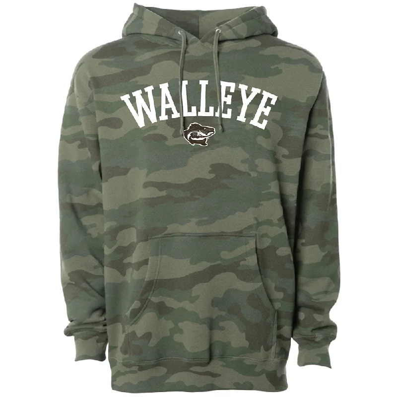 functional sports hoodieToledo Walleye Green Camo Hooded Sweatshirt