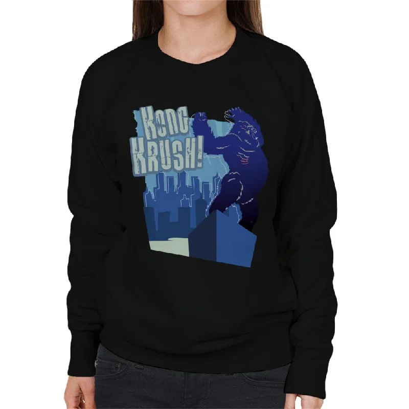 high-quality athletic sweatshirtKing Kong Krush Women's Sweatshirt