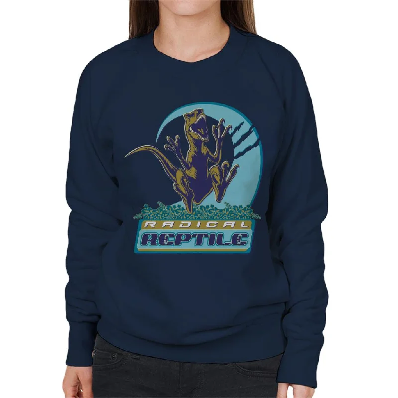 comfortable athletic sweatshirtJurassic Park Radical Reptile Women's Sweatshirt