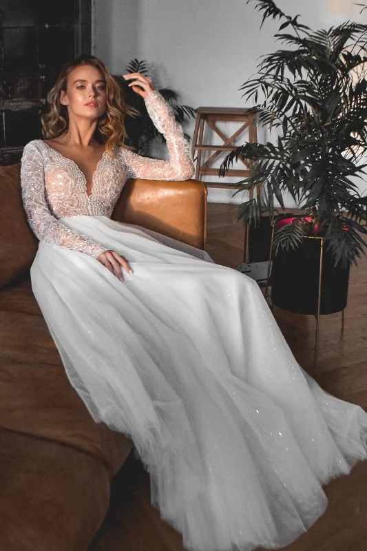 mini dressA-line Wedding Dress Aviv