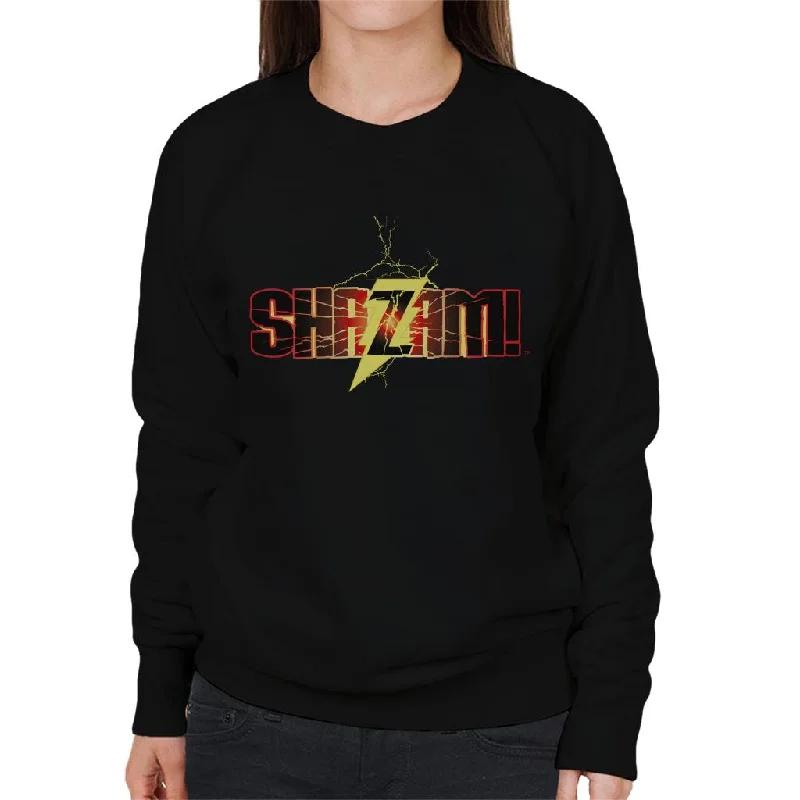 minimalistic workout hoodieJustice League Shazam Logo Women's Sweatshirt