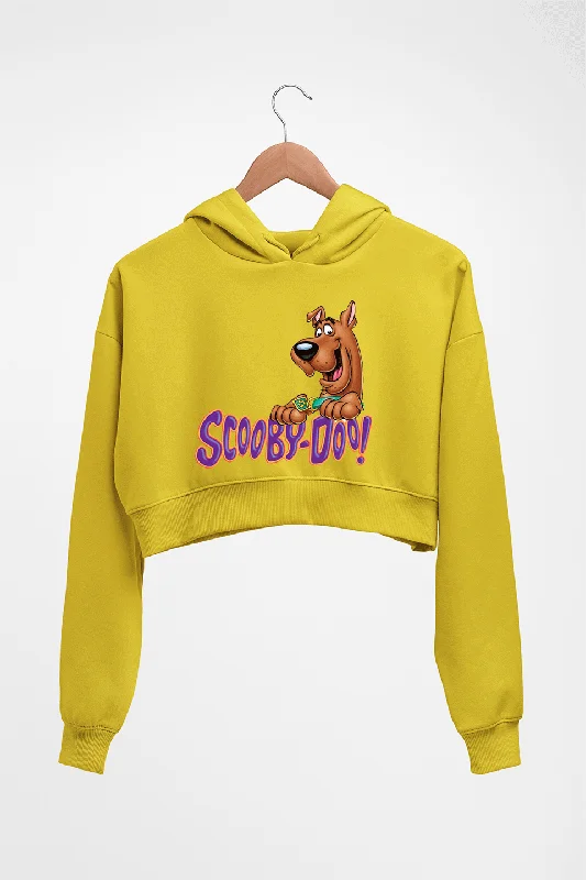 comfortable hooded sweatshirtScooby Doo Crop HOODIE FOR WOMEN