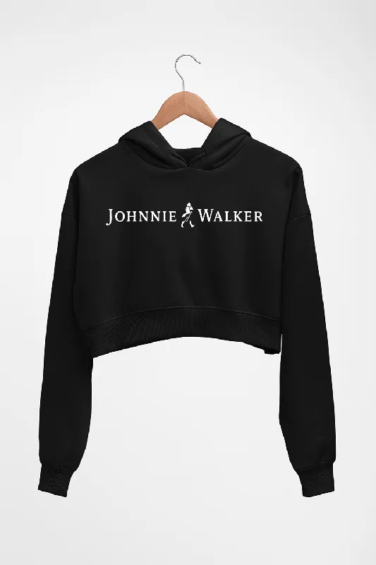 bold hoodie with logoJohnnie Walker Crop HOODIE FOR WOMEN