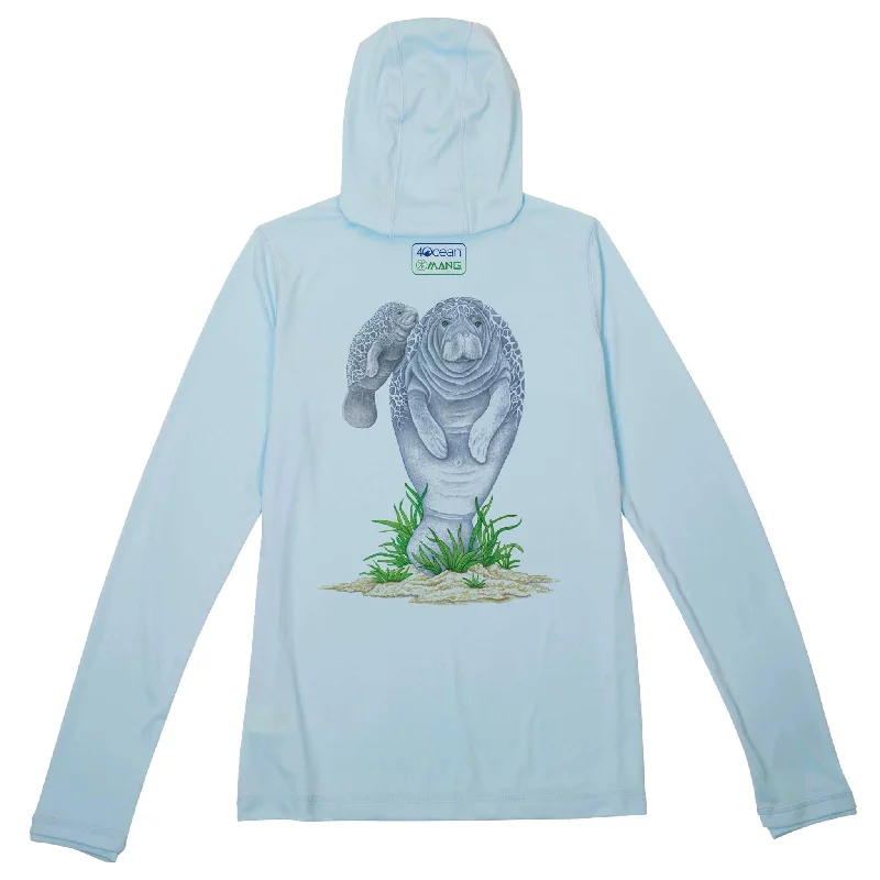 casual hoodie for fall4ocean Mamma Manatee Eco Hoodie - Women's