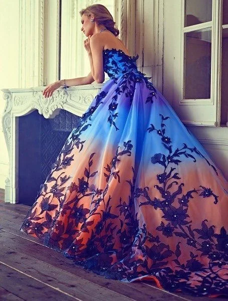 high-waisted dressBeautiful dresses princesses ball gown prom dress S7689