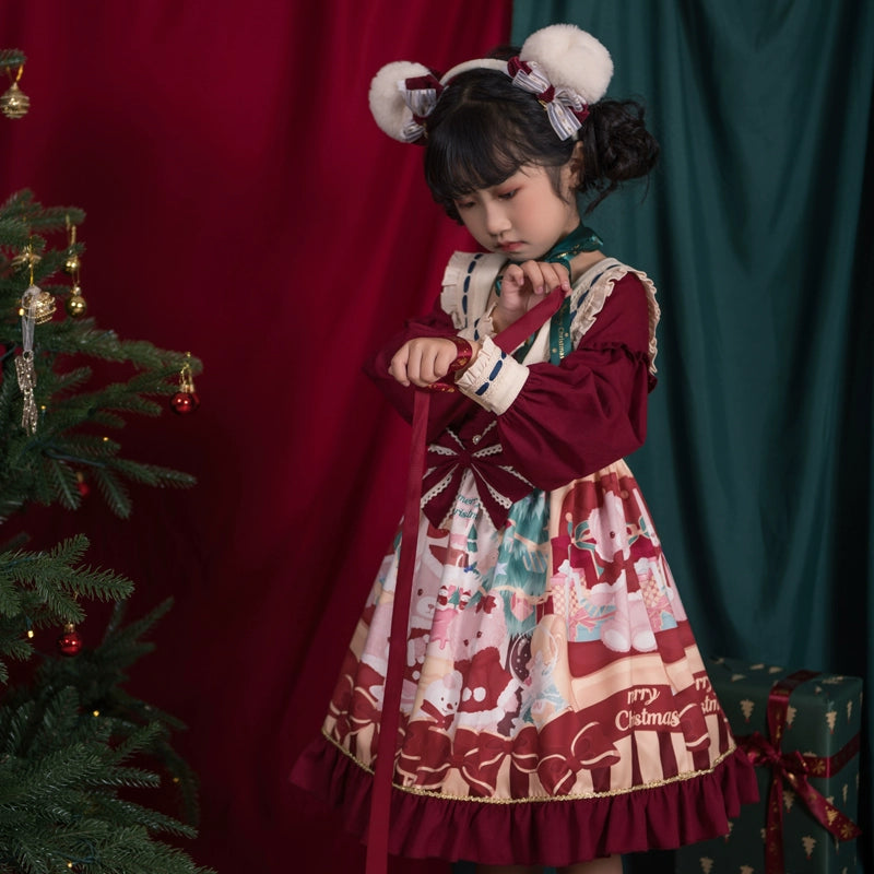 Christmas bear children's clothing OP