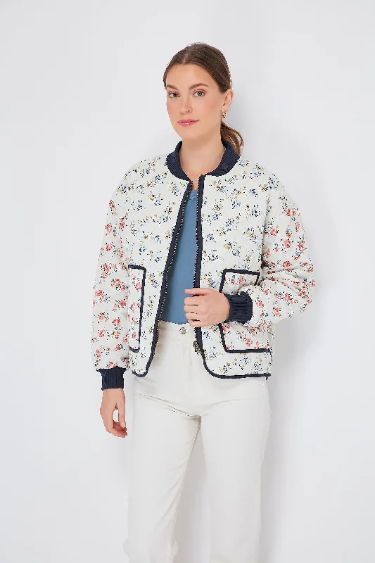Don't Miss sporty outerwearCarolina Rose Patchwork The Reversible Quilted Bomber