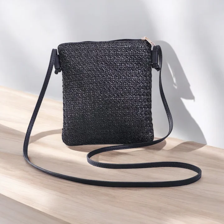 midi dressMini Cross Body Bag- Black