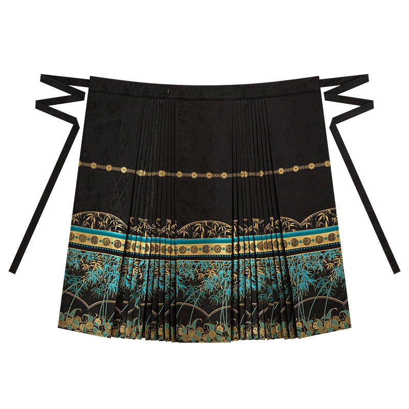 black horse face skirt